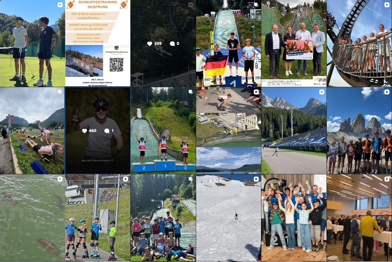Echter Social-Media-Auftritt des Skiclub Oberstdorf